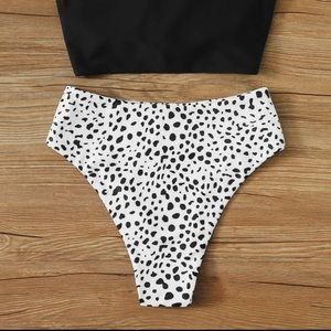 High Waisted Cow Print Bottoms